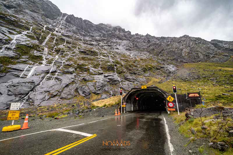 milford sound tunnel
